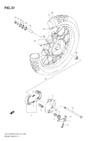 Front Wheel (Dr-Z125)