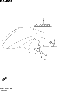 Front Fender (Sv650al9 E28)