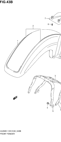 Front Fender (Model K3)