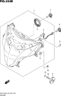 Headlamp (Gsx-R1000al6 E33)
