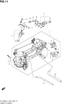 Throttle Body (Dl1000al4 E03)
