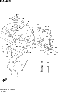 Fuel Tank (Gsx-R1000al8 E28) (For Ykv)