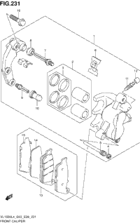 Front Caliper (Vl1500bl4 E03)