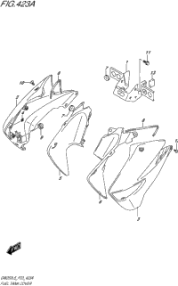 Fuel Tank Cover (Gw250l5 P33)