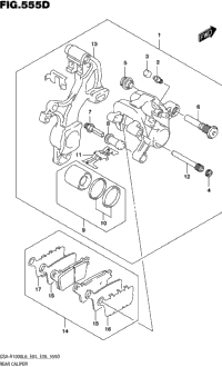 Rear Caliper (Gsx-R1000al6 E28)