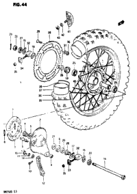 Rear Wheel (Model D)