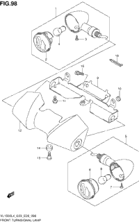 Front Turnsignal Lamp (Vl1500l4 E33)
