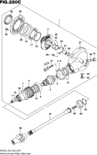Propeller Shaft/Final Drive Gear (Vl800tl5 E03)
