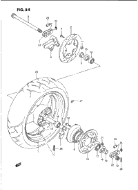 Rear Wheel (Model P)