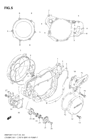 Crankcase Cover-Water Pump