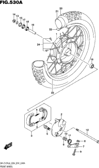 Front Wheel (Dr-Z125l6 E28)