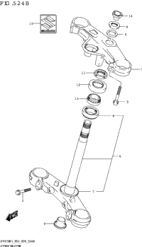 Steering Stem (Sv650xa)