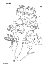 Speedometer - Tachometer (Gs550ed)