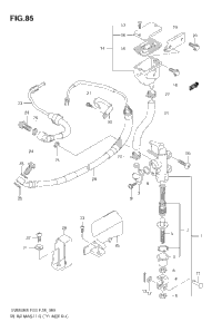 Rear Master Cylinder (Sv650ak8/Sak8)