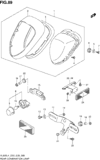 Rear Combination Lamp (Vl800l4 E28)