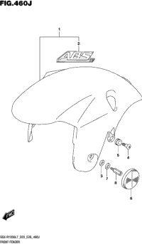 Front Fender (Gsx-R1000al7 E33) (Ykv)