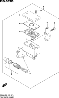 Front Master Cylinder (Sv650al9 E33)