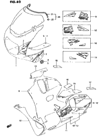 Cowling Body Parts (Model S M18)