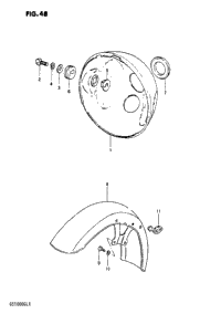 Headlamp Housing - Front Fender (Model T)