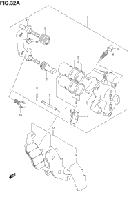 Front Caliper (Model K5/K6)