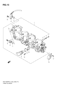 Throttle Body (Gsx1300ral3 E03)
