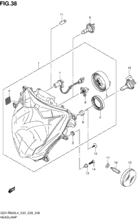 Headlamp (Gsx-R600l4 E03)