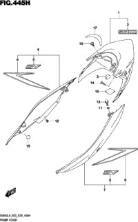 Frame Cover (Sv650al9 E33) (For Agt)