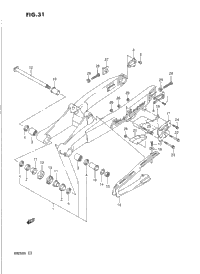 Rear Swinging Arm (Model K/L)