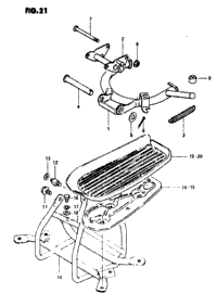 Center Stand - Footrest