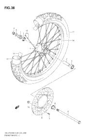 Front Wheel (Dr-Z125l)