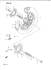 Rear Wheel (Model K)