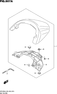 Seat Tail Box (Vzr1800l8 E28)