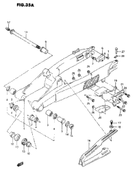 Rear Swinging Arm (Model M/N)