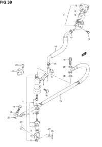 Rear Master Cylinder (Model K2/K3/K4)