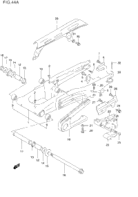 Rear Swinging Arm (Model P)