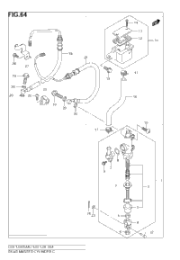 Rear Master Cylinder (Gsf1250sak7/Sak8/Sak9)