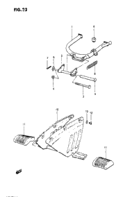 Center Stand-Footrest
