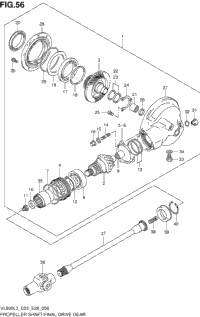 Propeller Shaft/Final Drive Gear