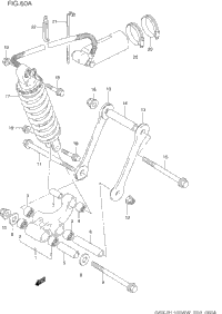Rear Cushion Lever (Model S/T/V/W)