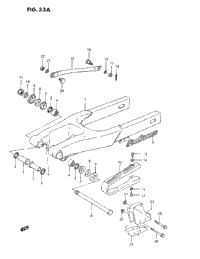 Rear Swinging Arm (K)