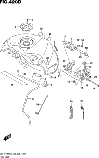 Fuel Tank (Gsx-R1000l8 E33) (For Ykv)