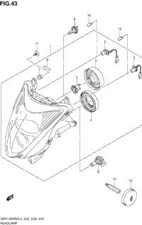 Headlamp (Gsx1300ral4 E03)