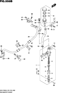 Rear Master Cylinder (Gsx-R1000l8 E33)