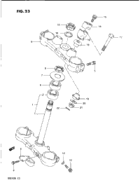 Steering Stem (Model K/L)