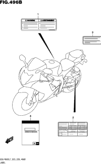 Label (Gsx-R600l7 E28)