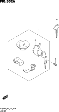 Lock Set (Vl1500bl9 E03)