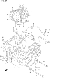 Crankcase (Model P/R/S)