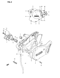 Crankcase Cover-Water Pump (G/H/J)
