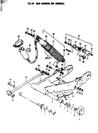 Rear Swinging Arm (Rm250c2)