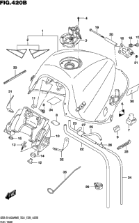 Fuel Tank (Gsx-S1000za) 420B